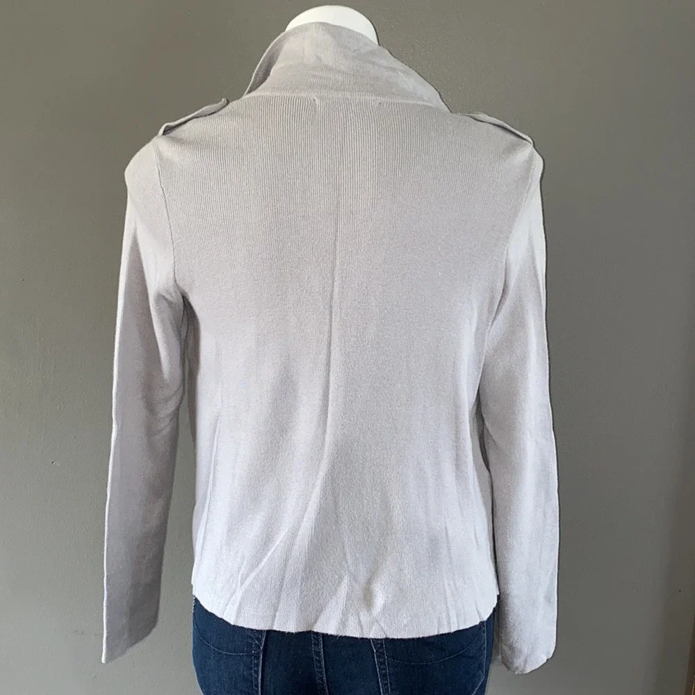 Cabi grey sweater cardigan